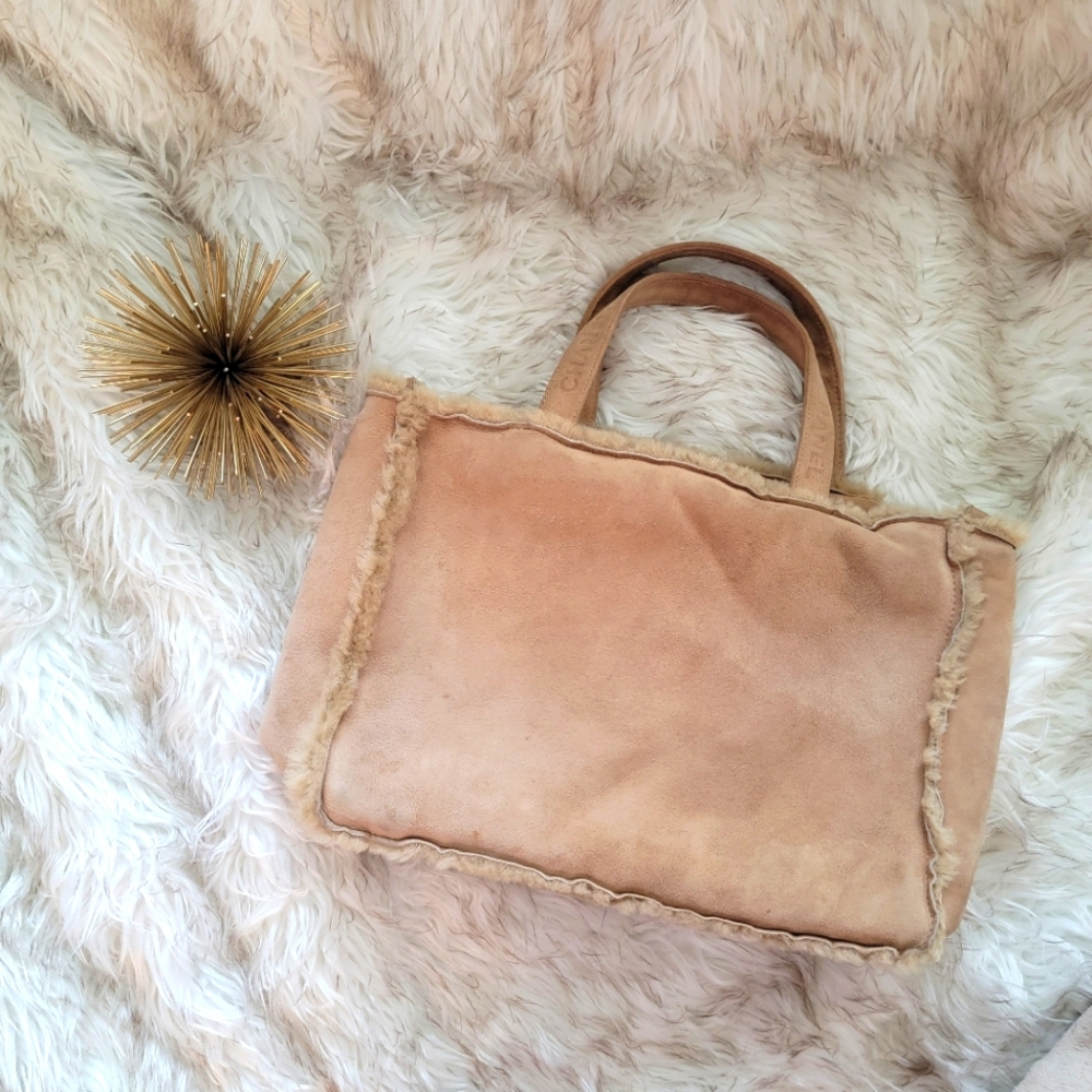 Chanel Shearling Tote